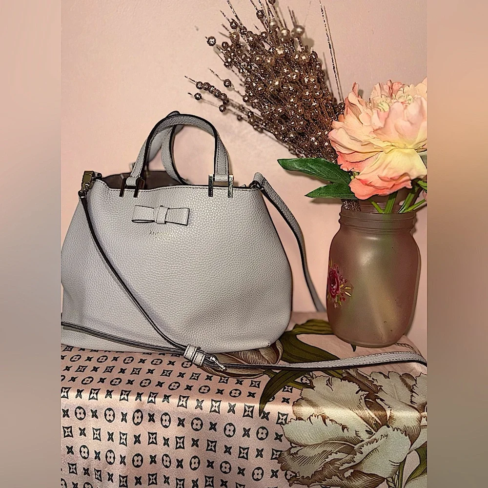Kate Spade Gray Handbag - Picture 1 of 13